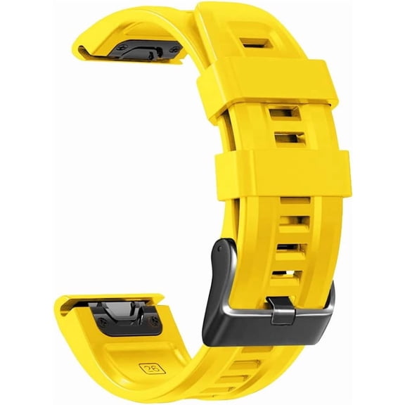 ERUCND-Silicone Band Compatible for Garmin Fenix 8 Pro 51mm/8 51mm, 26mm Quick Fit Watch Band Soft Silicone Bracelet Wristband Replacement Band for Garmin Fenix 7X/7X Pro/6X/6X Pro/5X/5X Plus/3/3 HR