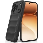 ERUCND-Silicone Case for Honor 600 / Honor 600 Pro, Anti-Scratch Microfiber Lining, Shockproof Case with Camera Protection, Black