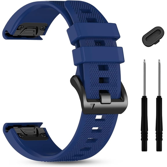 ERUCND-Silicone WatchBand Compatible With Fenix 8 AMOLED 43mm/7S/6S/5S, 20mm Quickfit Sport Band for Fenix 7S Pro/6S Pro/5S Plus/Descent Mk3/Mk3i 43mm/Epix Pro 42mm/Approach S70-42mm