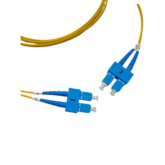 ERUCND-Single Mode Fiber Optic Patch Cord, Duplex SC/UPC to SC/UPC, 2.5 Meters, 2.0mm, High-Performance Optical Cable for Reliable Data Transmission