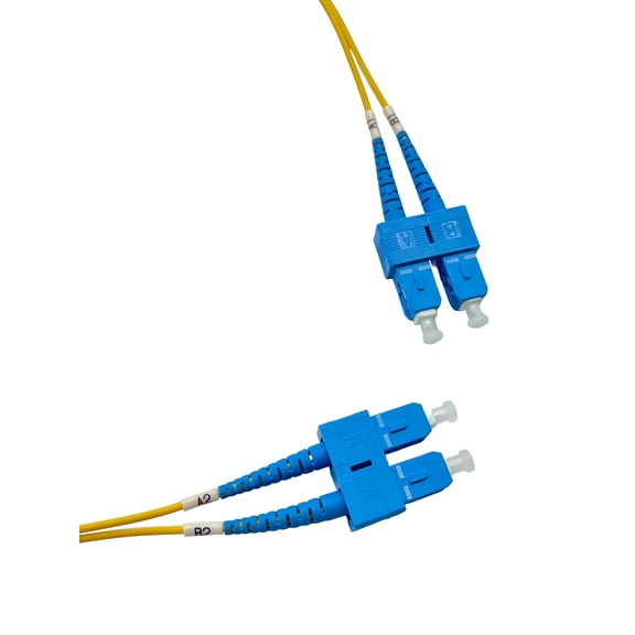 ERUCND-Single Mode Fiber Optic Patch Cord, Duplex SC/UPC to SC/UPC, 5.0 Meters, 2.0mm, High-Performance Optical Cable for Reliable Data Transmission