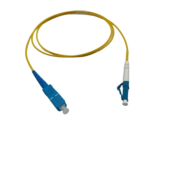 ERUCND-Single Mode Fiber Optic Patch Cord, Simplex LC/UPC to SC/UPC, 1.0 Meter, 2.0mm, High-Performance Optical Cable for Reliable Data Transmission