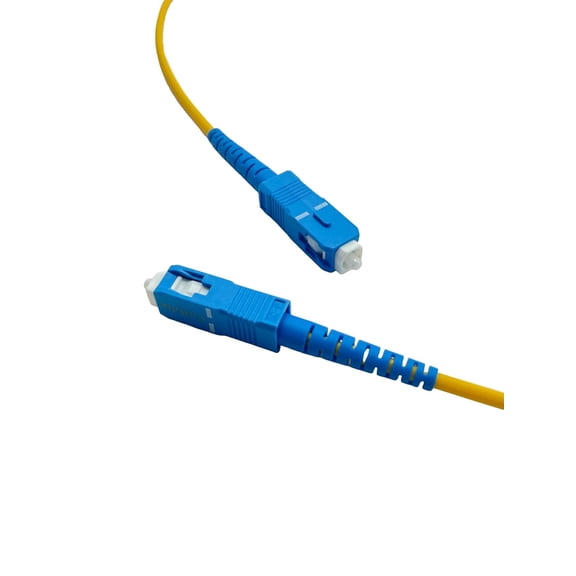 ERUCND-Single Mode Fiber Optic Patch Cord, Simplex SC/UPC to SC/UPC, 2.0mm, 2.0 Meters, High-Speed Optical Cable for Networking & Telecommunications