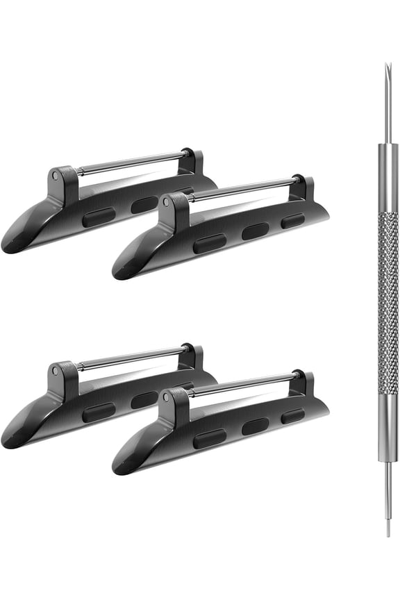 -Spring Bar Watchband Connectors for Apple Watch Band Adapter, Replacement Link Attachment for iWatch Ultra(49mm) Series 9 8 7(45mm 41mm) 6 5 4 SE(44mm 40mm) 3 2 1(42mm 38mm) Strap 2pack