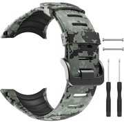 ERUCND-Suunto Core Strap, Rubber Replacement Watch Band for Suunto Core SS014993000.