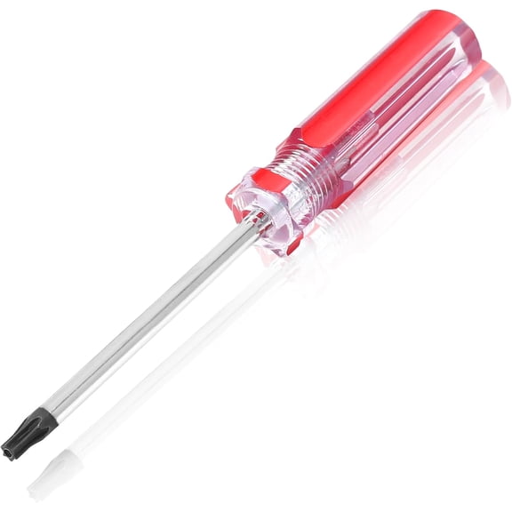 ERUCND-T20 Torx Security Screwdriver with Magnetic Tip Plastic Grip, Torx Screwdriver for Computer Repairing, Home Appliances(Red, 150mm/ 5.9")