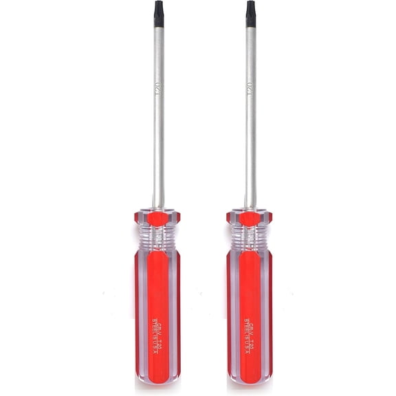 ERUCND-T20H Torx Screwdriver 2PCS Set, 2Pack T20 Torx Security Screwdrivers with Magnetic Tip (T20)
