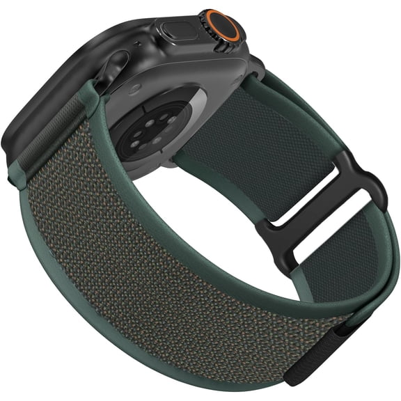 ERUCND-Trail Loop Nylon Band - Compatible with Apple Watch Ultra 2 Band/Ultra Bands 49mm 45mm 44mm Men Women, Braided Elastic Weave Sport Strap for iWatch Ultra 2, iWatch Ultra Series 10 46mm SE/9/8/
