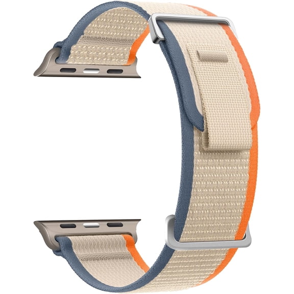 ERUCND-Trail Loop Sport Band - Compatible with Apple Watch Ultra 2/Ultra 49mm,Series 10 46mm 9 8 SE2 7 6 SE 5 4 3 2 1 45mm 44mm 42mm for Men Women,Soft Woven Nylon Strap