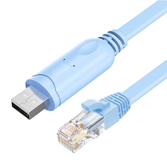ERUCND-USB Console Cable, 6FT USB to RJ45 Serial Adapter for Cisco, Compatible with Routers/Switches (Windows/Mac/Linux Support), Not for Chrome