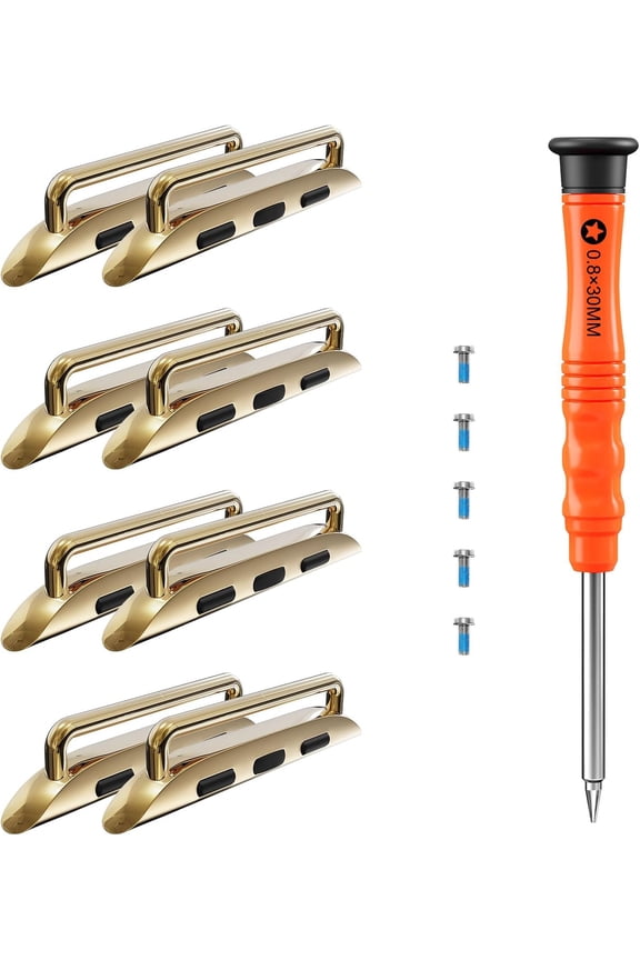 -Watch Band Connectors for Apple Watch Band Adapter, Replacement Link Attachment for iWatch Ultra (49mm) Series 10 (46 42mm) 9 8 7 (45 41mm) 6 5 4 SE (44 40mm) 3 2 1 (42 38mm) Straps 4pack