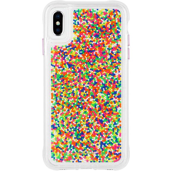 ERUCND-- iPhone XS Max Case - SPRINKLES - iPhone 6.5 - Multi-Colored