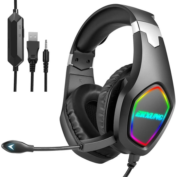 ERXUNG J20 Gaming Headset Black with Mic - Stereo Surround