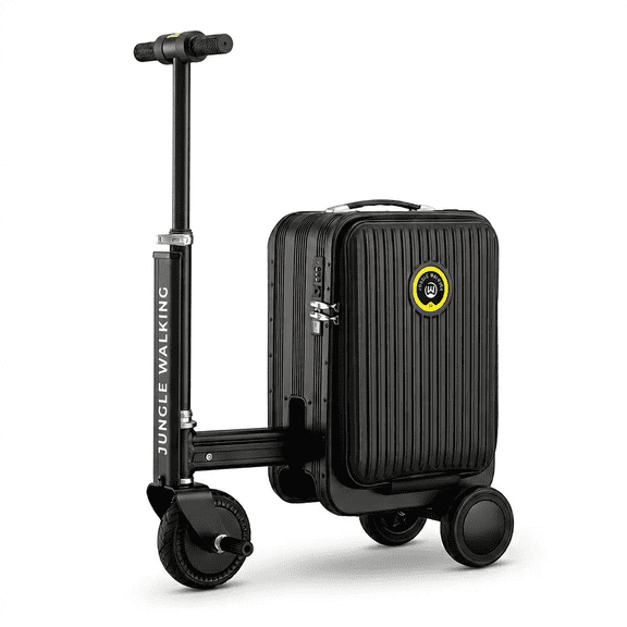 ERZODA Rideable Electric Suitcase, 20L Smart Luggage with 250W Motor, TSA Lock, 8 mph Max Speed, 5-6 Mile Range, Black