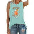 thumbnail image 1 of ERkkoi Summer Tops For Women Graphic Tank Tops Casual Aperol Spritz Floral Sleeveless Beach Womens Camisole Vacation Shirt Cami Light Blue S, 1 of 4
