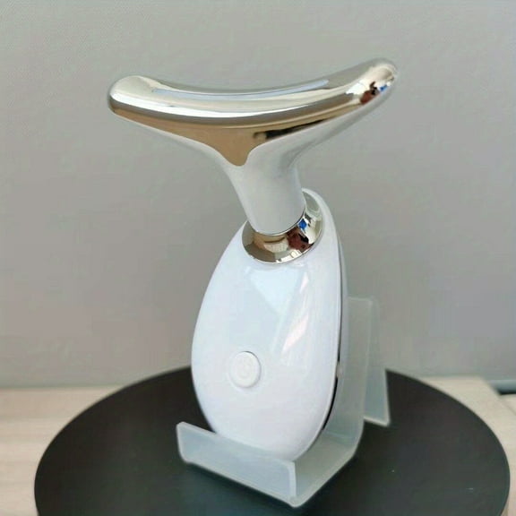 ES-1081 Intense Pulsed Neck & Face Firming Tool - Rejuvenate Skin, Reduce Wrinkles & Double Chin, and Tighten Skin with 3 Color Modes!