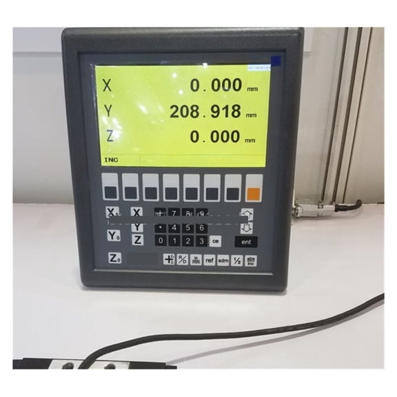ES-12B 3 Axis Digital Readout Mill Lathe 3 Axis System And 3 Pieces GS10 Digital Linear Scale For Lathe Milling