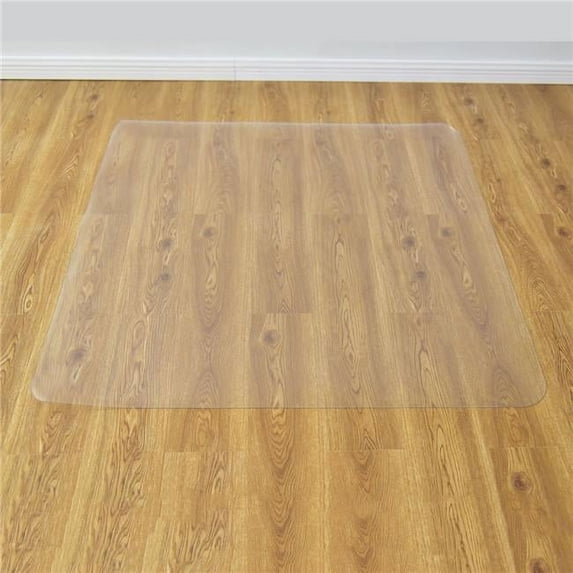 ES Robbins 121440 46 x 48 in. FloorPlus MateMulti-Surface Chairmat, Clear