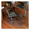 thumbnail image 1 of ES Robbins 132775 66 in. x 60 in. EverLife Workstation Chair Mat With Lip for Hard Floors - Clear, 1 of 2