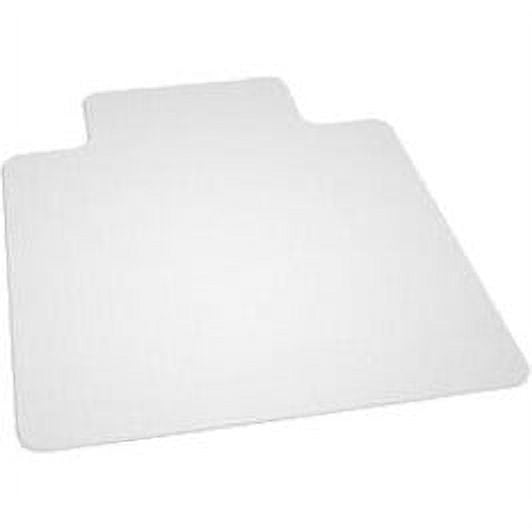 ES Robbins Chair Mat for Carpet - 36"W x 48"L with 20"x 10" Lip - - Clear