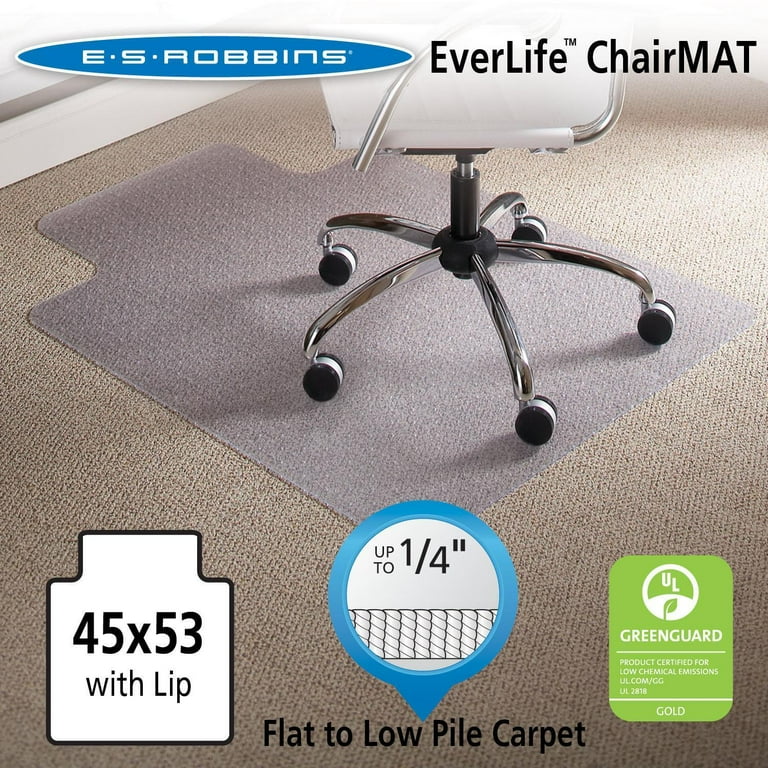 ES Robbins Chair Mat for Carpet Flat Pile 36