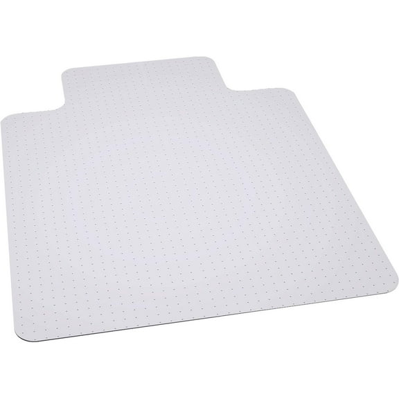 ES Robbins ESR121831 Ever Life Chair Mat for Flat Pile Carpet with Lip, 36 x 48 in., Clear