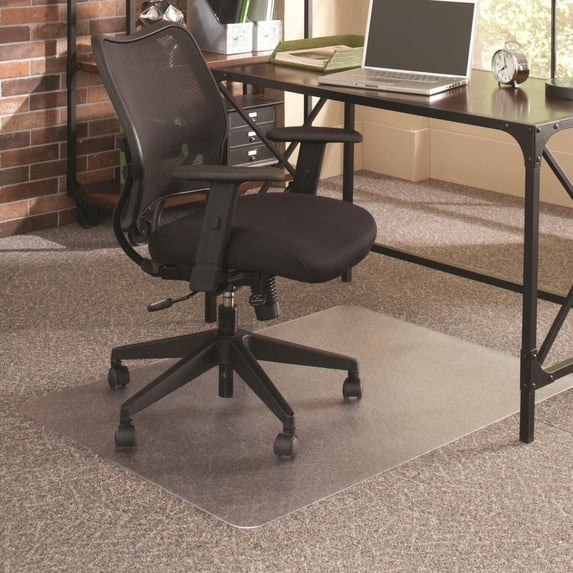 ES Robbins Chair Mat for Carpet or Hard Floors 36"x48" Rectangle, Clear