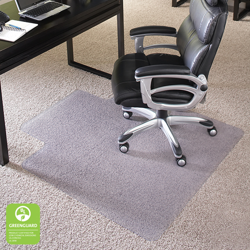 ES Robbins Chair Mat for High Pile Carpet 45"W x 53"L , Rectangle