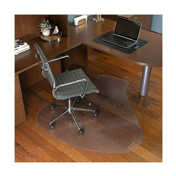 ES Robbins Everlife Hard Floor Chair Mat, 66"x60", Clear