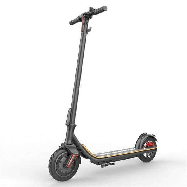 ES-S10X Foldable 350W Electric High Speed City Commute Scooter, Black