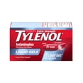 thumbnail image 1 of Tylenol Extra Strength Acetaminophen Liquid Gels, Fast, Strong Relief, Gentle on Stomach, 18 Count, 1 of 11