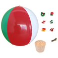 thumbnail image 1 of ESASSALY Hot Air Balloon Decor Inflatable Christmas Air Balloon with Basket, 1 of 9