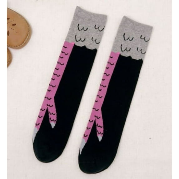 ESASSALY Kids Funny Socks, Chicken Feet Soft Elastic Non-slip Halloween Socks