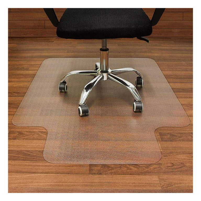 ESASSALY Office Chair Mat for Carpet – Computer Desk Chair Mat for Carpeted  Floors – Easy Glide Rolling Plastic Floor Mat for Office Chair on Carpet