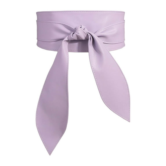 ESASSALY Women Wide Obi Belt Fashion Waist Wrap Belt Tie Knot Waistband