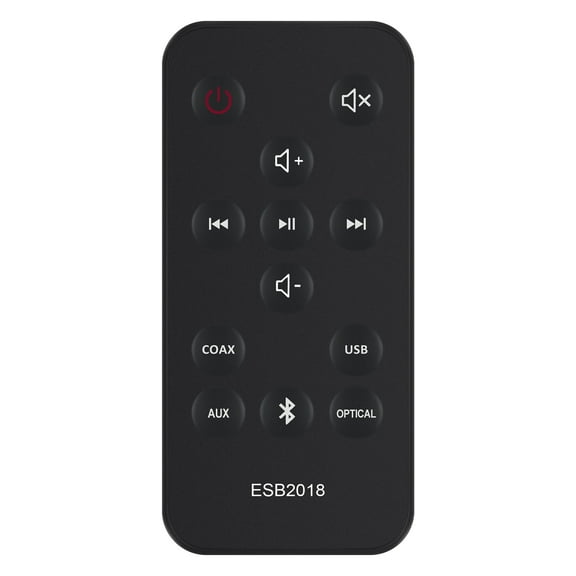 ESB2018 Replacement Remote Control, Fit for Element 2.0 Soundbar Speaker System ESB2018