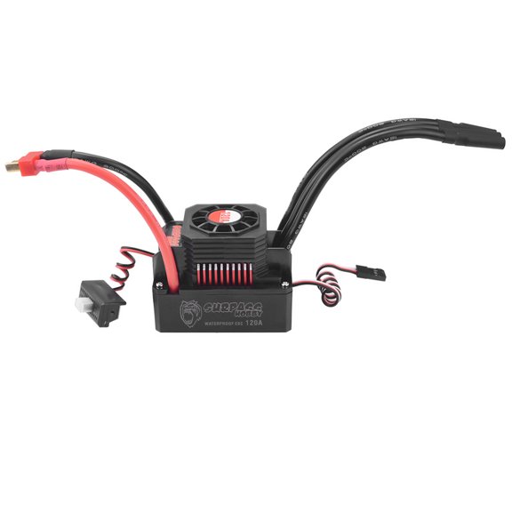 ESC,1/8 1/10 Esc Waterproof Speed Waterproof Speed 1/8 Off-road Car 120a Esc Waterproof 1/10 Off-road Buzhi Hxber Eryue Mewmewcat