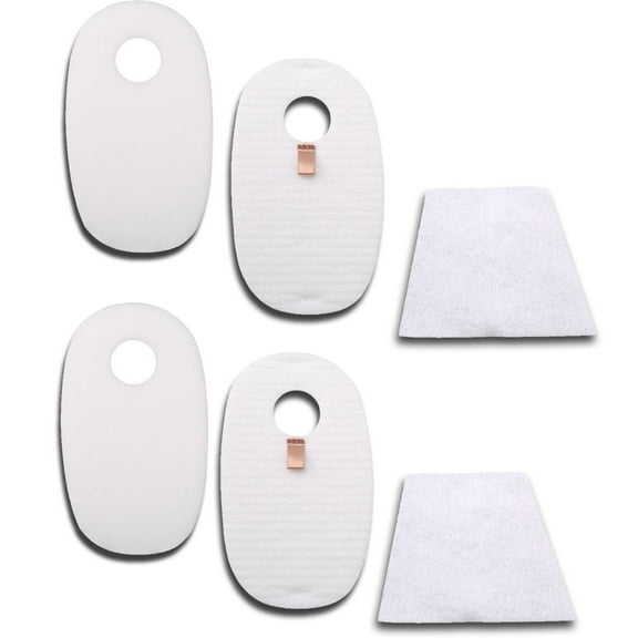 ESC ® 2 Set Foam & Felt Filter Replacement for Shark SharkDeluxe Professional / TruePet HV319QBK, HV319QBL, HV319QR HV320 HV320C HV322QGN, HV320REF, HV320W HV321, HV322 1080FTV320 and 1084FTV320