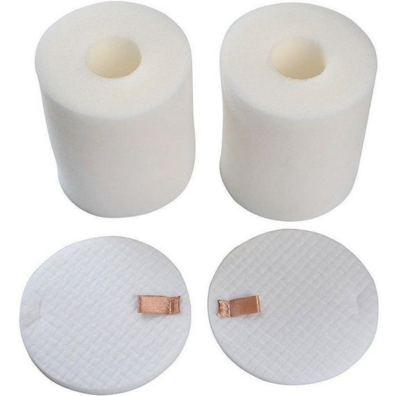 ESC ® 2 Set Foam Felt Filter For Shark Rotator Pro Vacuum NV500, NV500CO, NV501, NV502, NV503, NV505 NV500W & NV550 NV552 NV 520 UV560 Compatible to Shark Part # XFF500 and XHF500