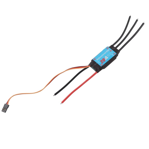 ESC Brushless, One Way Brushless ESC ,Electronic Speed Controller for RC Ship Underwater Propeller[20A]