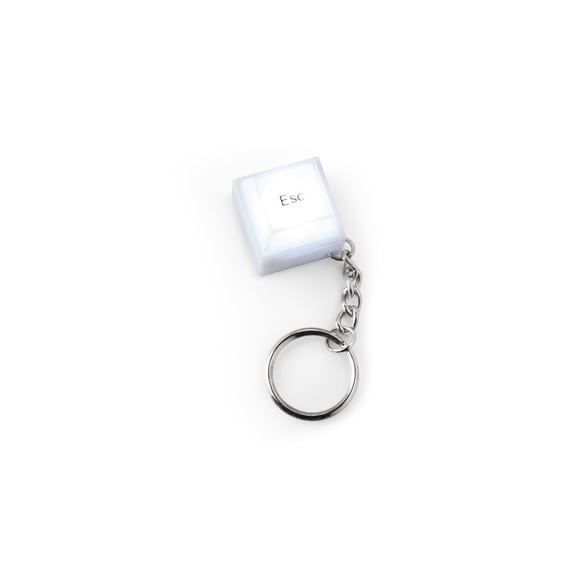 ESC Button for Reliable Keyboard with LED Keys & KeyChain Ring