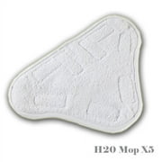 3/6pcs Steam Mop Pads Coral Blue Chenille Compatible For H2O X5 H20 Reemplazo Lavable