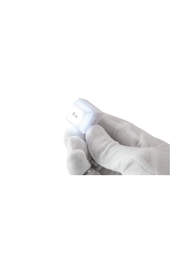 Light ESC Keyboard with Unique Keychain & Effortless Elegance