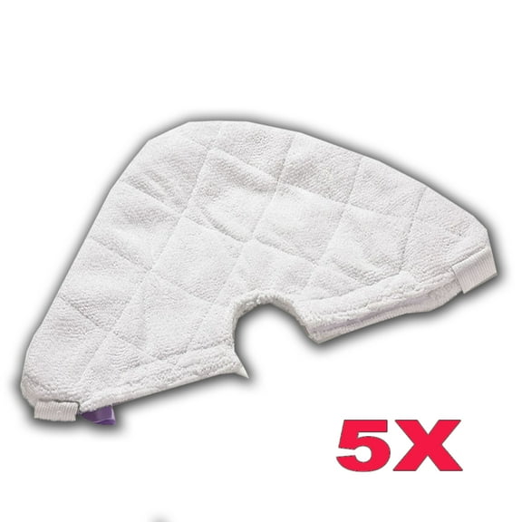ESC  Pack of 5 Triangular Sharp Steam Poacket Mop Replacement Pocket Pads For Shark S3501 S3601 S3901 S3801CO 11"x7"