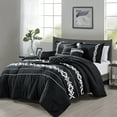 thumbnail image 1 of ESCA Myisha Luxury 7 Piece Comforter set Queen, 1 of 5