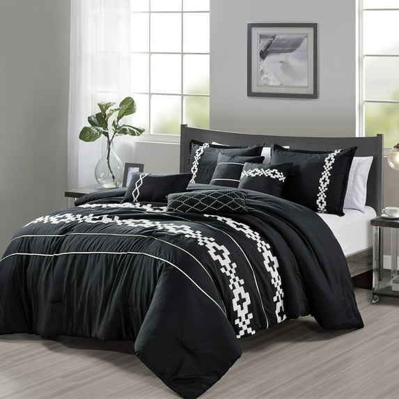 ESCA Myisha Luxury 7 Piece Comforter set Queen