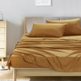thumbnail image 1 of ESCA Camel Bed Sheets Set - OEKO-TEX Certified, 4-Piece Set (Flat Sheet, Fitted Sheet, Pillowcases) Queen Size, 1 of 6