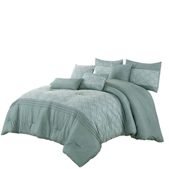 ESCA J22371VQ Brenda Comforter Set - Queen Size -7 Piece