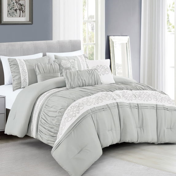 ESCA Maxine Luxury 7 Piece Comforter set King - Cal King