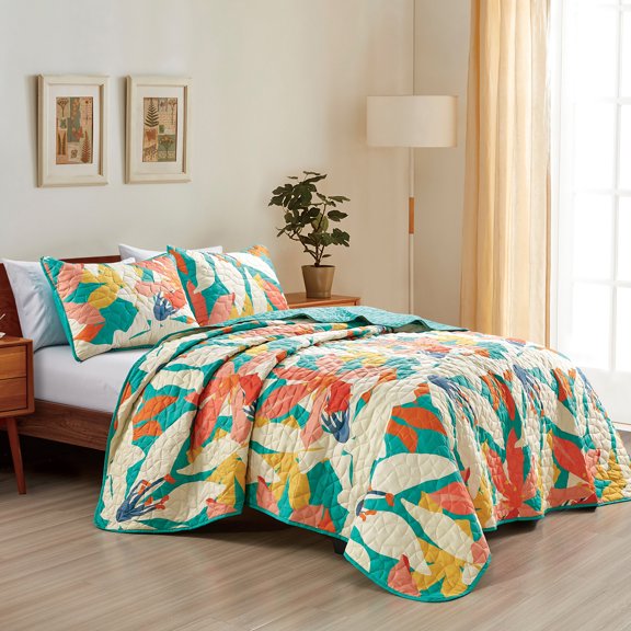 ESCA Modern 3 -Piece Laelia Quilt Bedding Sets, King